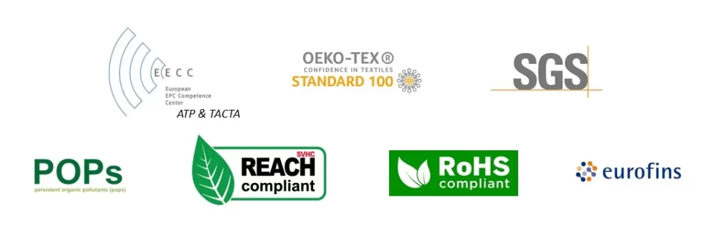 Certifications and Test Reports of HLT Laundry RFID Tag