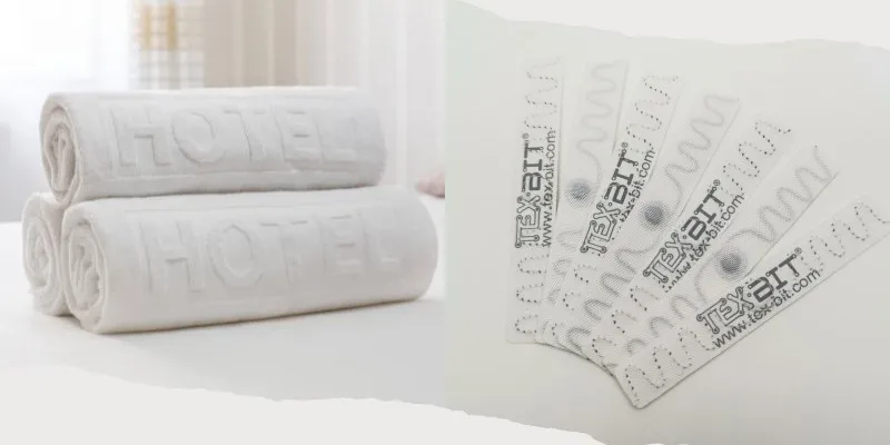 Etiqueta de lavanderia com RFID suporta inventários automatizados de roupas de cama em hotéis