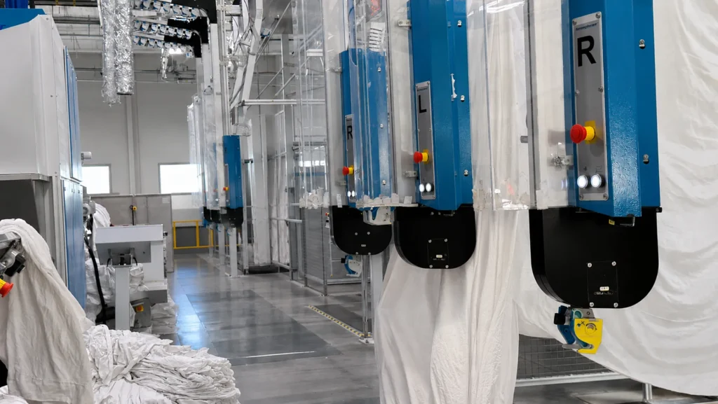 Industrial laundry processing conditions used to evaluate RFID laundry tags for durability